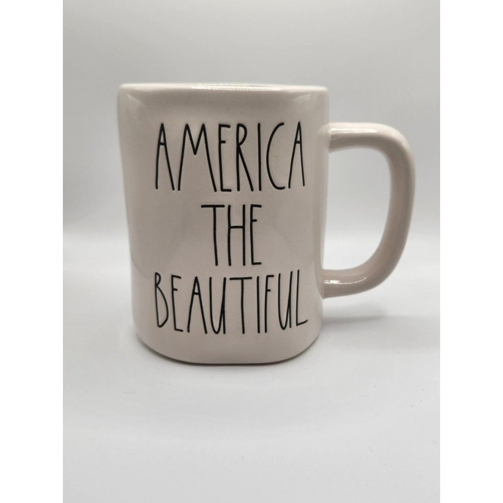 Rae Dunn Double Sided Graphics Mug